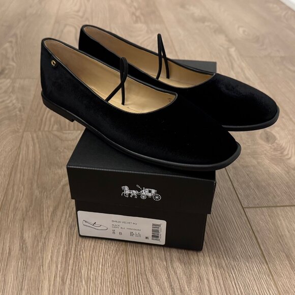 Coach Black Velvet Mary Jane - Picture 4 of 5